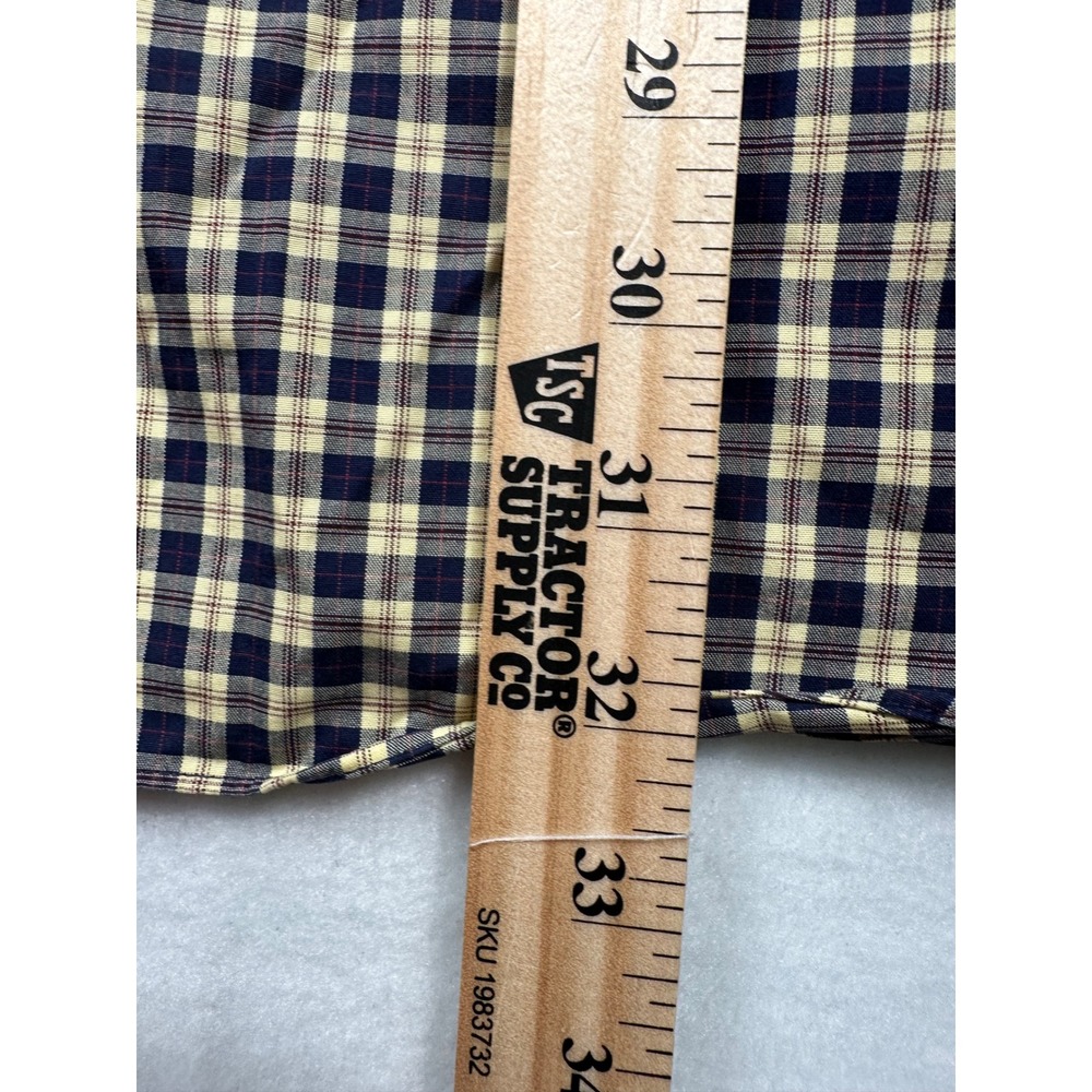 LL Bean Men's Plaid Button Down Shirt XXL REG Short Sleeve Casual Outdoor - Picture 3 of 4
